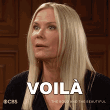 voil%C3%A0 brooke logan forrester the bold and the beautiful ta da here it comes