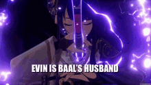 Evin Baal Baal GIF - Evin Baal Baal Raiden Shogun GIFs