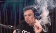 Elon Musk Smoking GIF - Elon Musk Smoking Trippy GIFs