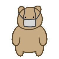 Bear Brown Sticker