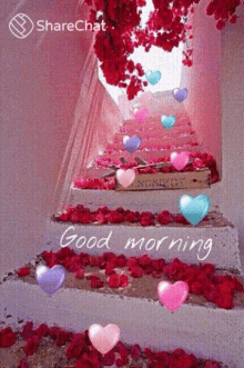 Good Morning Morning GIF - Good Morning Morning Stairs GIFs