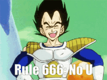 Rule666 No U GIF - Rule666 No U Dragon Ball GIFs