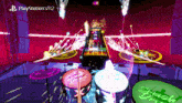a video game called smash drums is being played on a playstation vr2