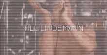 Lindemann линдеманн группа рамштайн Rammstein тилль рок GIF - Till Lindemann Rammstein Sing GIFs