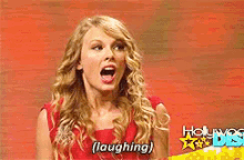 Taylor Swift Laughing GIF - Taylor Swift Laughing Panic GIFs