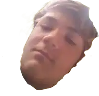 a close up of a man 's face with his eyes closed