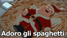 Spaghetti Adoro Gli Spaghetti Griffin Babbo Natale GIF - Spaghetti I Love Spaghetti Griffin GIFs
