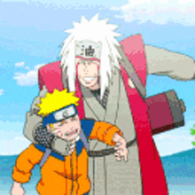 Naruto And Jiraiya Cute Moment GIF - Naruto And Jiraiya Cute Moment GIFs