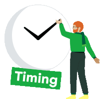 Time Health Sticker - Time Health Clock Stickers