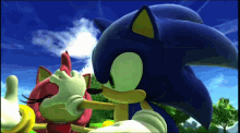 Sonic The Hedgehog Amy Rose GIF - Sonic The Hedgehog Amy Rose Face Push GIFs
