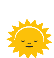 Sun With Face Sticker - The Blobs Live On Sun Smiling Stickers