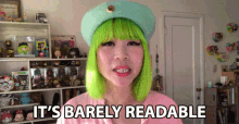 Its Barely Readable Goldie Chan GIF - Its Barely Readable Goldie Chan Goldiecylon GIFs