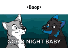 wolf boop love good night baby