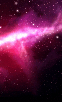 a pink and purple galaxy with lots of stars in it