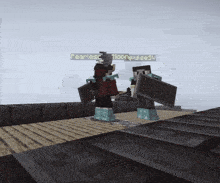 two minecraft characters standing next to each other with the name fearless on the top