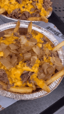 Philly Cheesesteak Fries Fries GIF - Philly Cheesesteak Fries Fries Cheese Fries GIFs