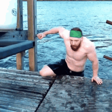 Getting Out Of The Water Sheamus GIF - Getting Out Of The Water Sheamus Stephen Farrelly GIFs