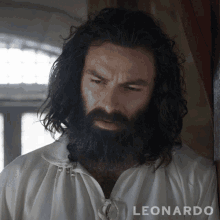 Shaking Head Leonardo Da Vinci GIF - Shaking Head Leonardo Da Vinci Aidan Turner GIFs