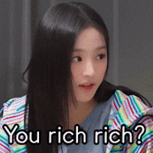 Minji You Rich Rich 민지 You Rich Rich GIF
