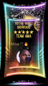 a rotan world showcase team ama mike card