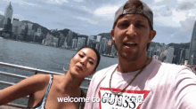Welcome To Hongkong Overlooking View GIF