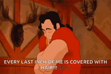 Gaston Beauty And The Best GIF - Gaston Beauty And The Best Hairy Chest GIFs