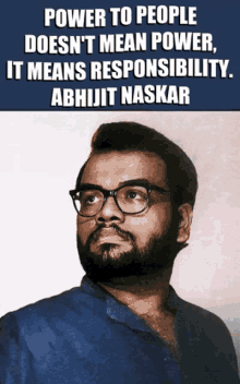 Abhijit Naskar Naskar GIF - Abhijit Naskar Naskar Power To People GIFs