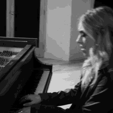 playing piano