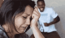 Crazy Man Crying Woman GIF - Crazy Man Crying Woman Emotional GIFs