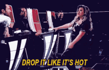 Kelly Clarkson Drop It Like Its Hot GIF - Kelly Clarkson Drop It Like Its Hot The Voice GIFs