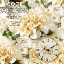Good Morning Great Day GIF - Good Morning Great Day Flowers GIFs