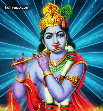 Animated Pictures Of Lord Krishna GIFs | Tenor