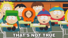 Thats Not True Kyle Broflovski GIF - Thats Not True Kyle Broflovski Eric Cartman GIFs
