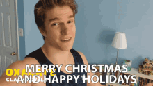Merry Christmas And Happy Holidays Greetings GIF - Merry Christmas And Happy Holidays Happy Holidays Greetings GIFs