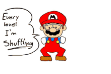 Mario Every Level Im Shuffling GIF
