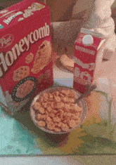 Honeycomb Cereal GIF - Honeycomb Cereal Breakfast GIFs
