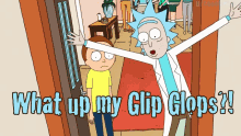 Rick And Morty What Up GIF - Rick And Morty What Up Glip Glops GIFs