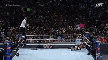 shane mc mahon jump wrestle mania33 shane mc mahon jump wrestle mania33