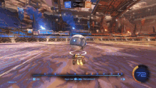 a rocket league game is being played with a time of 1:46
