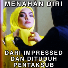 Siti Nurhaliza Menahan Diri GIF - Siti Nurhaliza Menahan Diri Dari Impressed GIFs