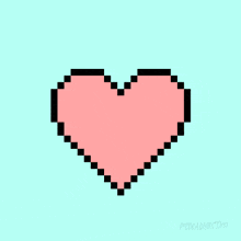 a pixel art of a broken heart with the words game over written above it