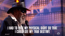 I Had To Lose My Physical Sight So That I Could See My True Destiny I Became Blind GIF
