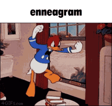 Enneagram Donald Duck GIF - Enneagram Donald Duck Destruction GIFs