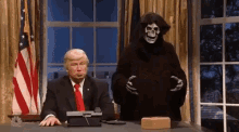 Waiting For Trump GIF - Death Grim Reaper Steve Bannon GIFs