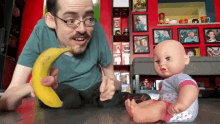 Playing With Doll Ricky Berwick GIF - Playing With Doll Ricky Berwick Ricky Berwick Vlog GIFs