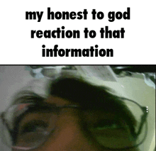 My Reaction To That Information GIF