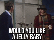 Doctor Who Tom Baker GIF - Doctor Who Tom Baker Would You Like A Jelly Baby GIFs