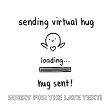 Sending Hugs Virtual Hugs GIF