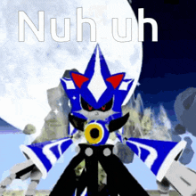 Neo Metal Sonic Nuh Uh Sss GIF - Neo Metal Sonic Nuh Uh Sss Sonic The Hedgehog GIFs