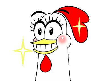 Chicken Bro Fun Sticker - Chicken Bro Fun Sparkle Stickers